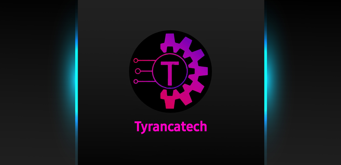 The Tyrancatech Logo, and what the story is within our "Simple", yet meaningful design. The Logo is designed with the "T" representing "Tyrancatech" as a business inside our main "circle of business" or "Body", which then branches off into other business undertakings representented by the lines "Veins" linking to other smaller business circles and special interests to the left, which we hold dear and near to our hearts, which is found on the left side of our bodies. Around the "Main Bussiness or Body" circle, a cog or gear representing our customers, business partners, social media partners and anybody else that may play a key role in making our business model work effectively, just the same way that a watch or engine, and so on, function in a satisfactory way due to the working gears supporting and triggering other vital functions. In saying that, without a well oiled Motor, the gears would seize and all funtionality would come to a sudden stop, hence our goal is to keep our gears well oiled and maintained (Happy In every Way Possible) to continue the desired function without flaw. Around all of this, Lies our community and ultimately our world, which without it, would ultimately make it impossible to even exist. Hence A future goal of Tyrancatech, is to grow with the community and restore bonds and strengths within humanity. Quite some distance away represented by the blue light would be indicating our faith. This light being a little bit further away from the rest of the logo reminds us. "Faith does not always make things easy. Faith However does make these things possible" The faith Is on the outskirts of everything within the rest of our design, just beyond the supposed dark roads, but rest assured, perserverannce will pay off where you will accomplish or reach the light which then radiates into further darkness protecting with this devine light shield and further more opening evn more opportunities and possibilities by being patient and holding onto that faith no matter what.